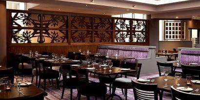 Dining area at Leonardo Hotel Dublin Parnell Street.