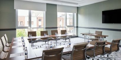 Meeting room at Leonardo Hotel Dublin Parnell Street.