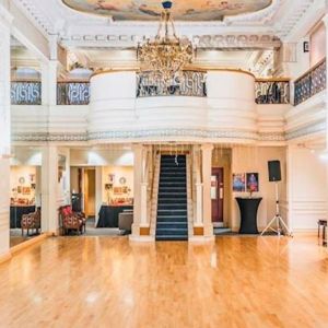 Dance studio with high ceilings available at The Dilly.  