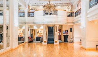 Dance studio with high ceilings available at The Dilly.  