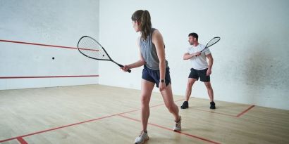 Squash courts available at The Dilly.   