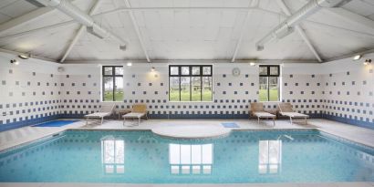 Indoor pool at Leonardo Hotel East Midland Airport.