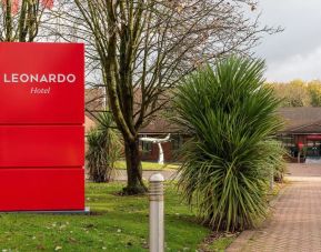 Hotel exterior at Leonardo Hotel East Midland Airport.