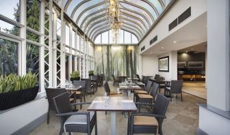 Dining room at Leonardo Hotel East Midland Airport.