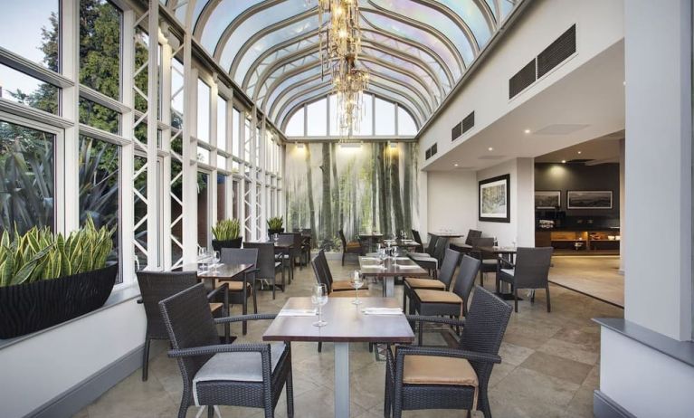 Dining room at Leonardo Hotel East Midland Airport.