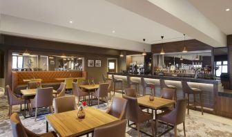 Dining area at Leonardo Hotel East Midland Airport.