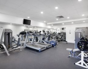 Fitness center at Leonardo Hotel East Midland Airport.