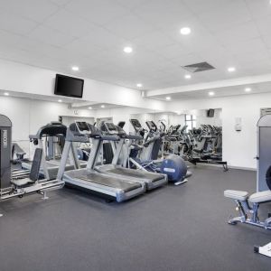 Fitness center at Leonardo Hotel East Midland Airport.