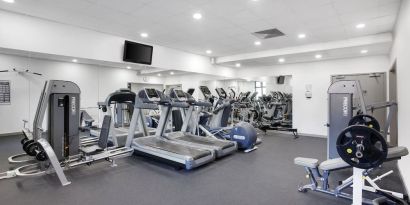 Fitness center at Leonardo Hotel East Midland Airport.