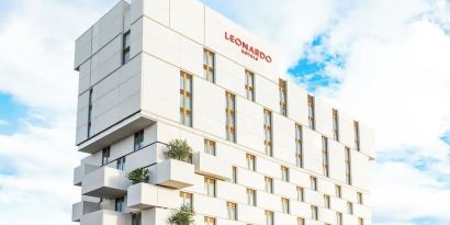 Hotel exterior at Leonardo Hotel Manchester Piccadilly. 