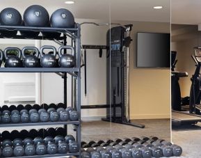 Fitness center available at Leonardo Hotel Manchester Piccadilly. 