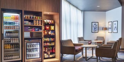 Snack bar at Leonardo Hotel Nottingham.