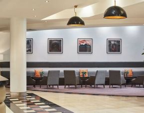 Lobby seating at Leonardo Hotel Newcastle.