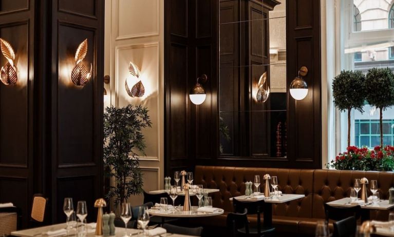 Dining area perfect for coworking at The Midland - A Leonardo Royal Hotel.