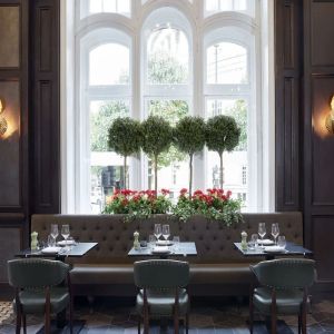 Dining area with natural light at The Midland - A Leonardo Royal Hotel.