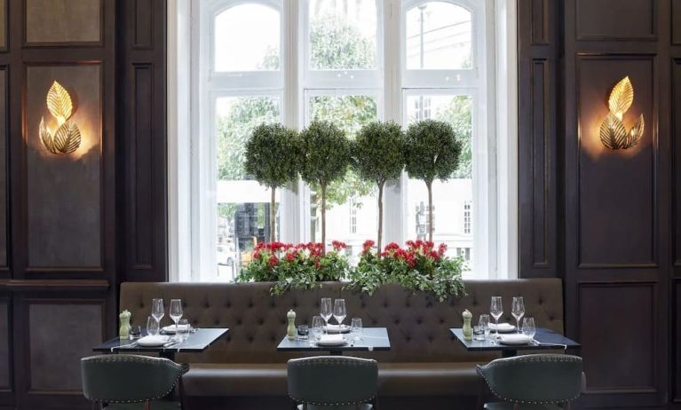 Dining area with natural light at The Midland - A Leonardo Royal Hotel.