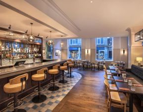 Dining room at Leonardo Hotel Cardiff.