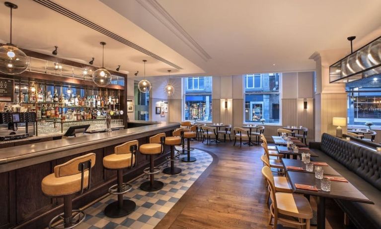 Dining room at Leonardo Hotel Cardiff.