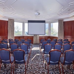 Professional meeting room at Leonardo Hotel Southampton Grand Harbour.