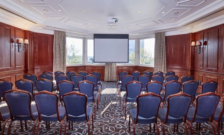 Professional meeting room at Leonardo Hotel Southampton Grand Harbour.