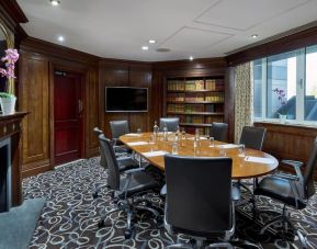 Professional meeting room at Leonardo Hotel Southampton Grand Harbour.