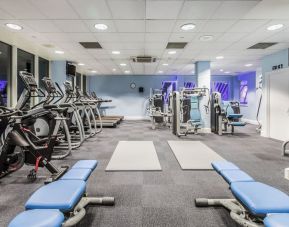 Fitness center available at Leonardo Hotel Southampton Grand Harbour.