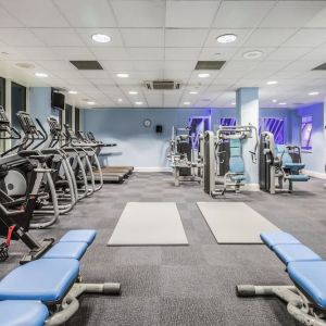 Fitness center available at Leonardo Hotel Southampton Grand Harbour.