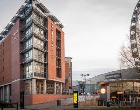 Hotel exterior at Leonardo Hotel Liverpool.