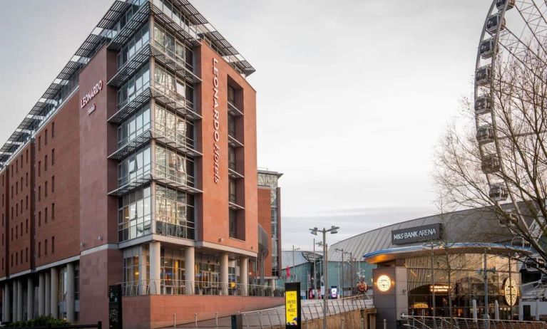 Hotel exterior at Leonardo Hotel Liverpool.