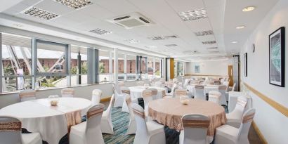 Banquet hall at Leonardo Hotel Liverpool.