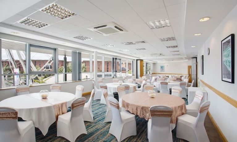 Banquet hall at Leonardo Hotel Liverpool.