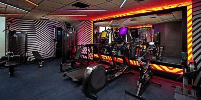 Fitness center at NYX Dublin Portobello.