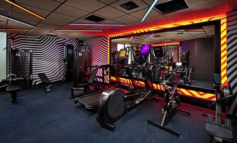 Fitness center at NYX Dublin Portobello.