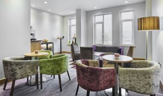 Hotel lounge space and coworking at Leonardo Hotel Swindon.