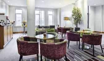 Hotel coffee shop, lounge and coworking at Leonardo Hotel Swindon.