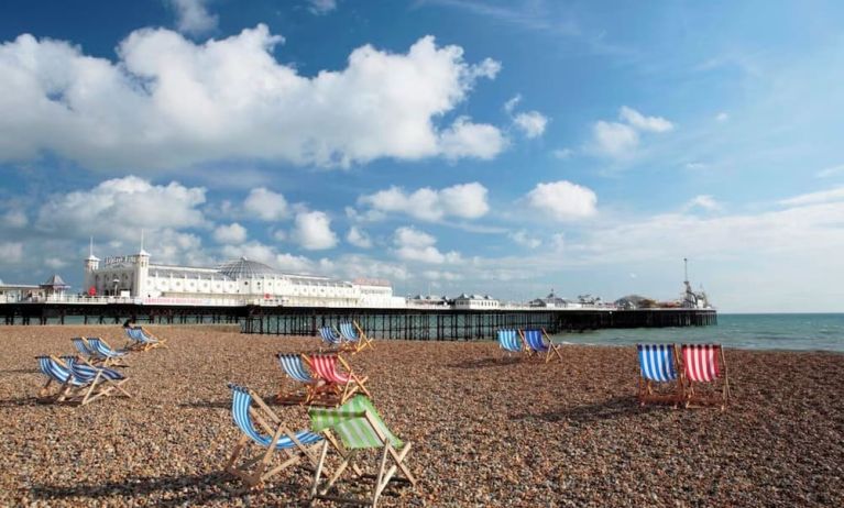 Hotel landkmark at Leonardo Royal Hotel Brighton Waterfront.