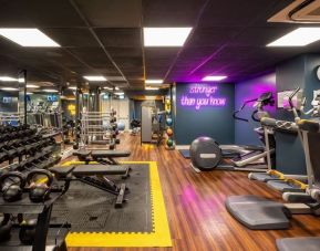 Hotel gym at Leonardo Royal Hotel Brighton Waterfront.