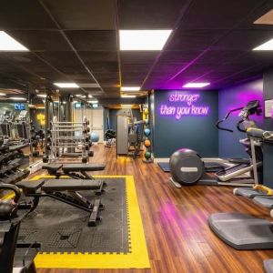 Hotel gym at Leonardo Royal Hotel Brighton Waterfront.