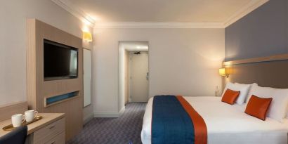 Spacious day use room at Leonardo Royal Hotel Brighton Waterfront.