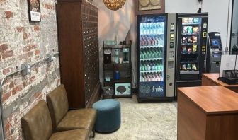 Vending machine and ATM available at Tribeca Hotel FiDi.