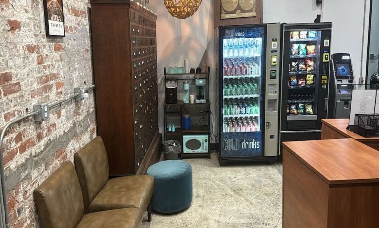 Vending machine and ATM available at Tribeca Hotel FiDi.