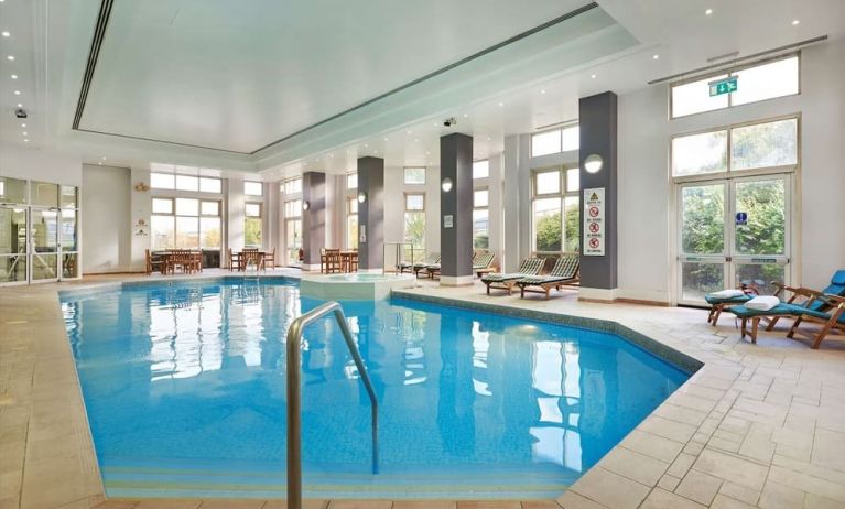 Refreshing indoor pool at DoubleTree by Hilton Dartford Bridge.