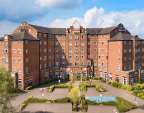 Hotel exterior at DoubleTree by Hilton Dartford Bridge.