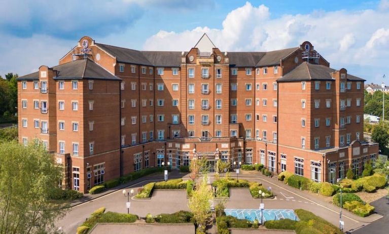 Hotel exterior at DoubleTree by Hilton Dartford Bridge.