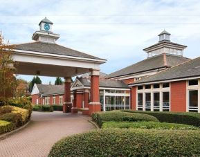 Hotel exterior at Hilton Northampton.