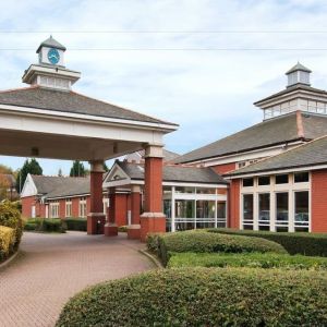 Hotel exterior at Hilton Northampton.