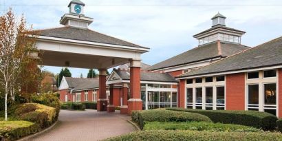 Hotel exterior at Hilton Northampton.