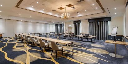 Spacious meeting or conference room at Hilton Northampton. 