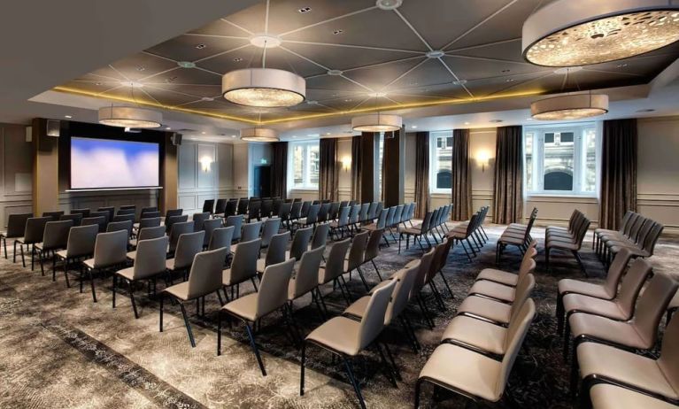 Conference room at Hilton Edinburgh Carlton.