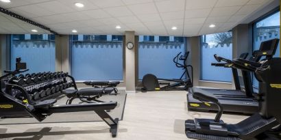 Fitness center available at Hampton By Hilton London City. 